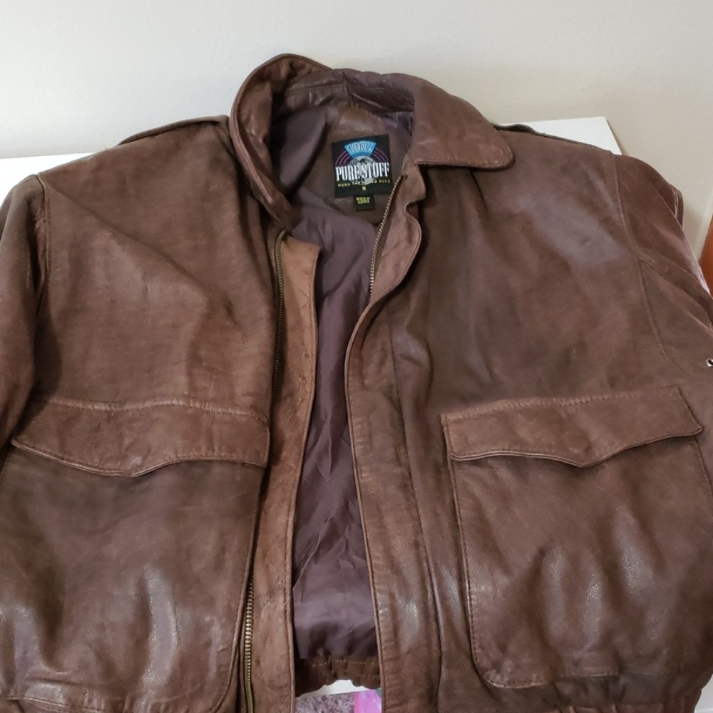 Pure stuff size S leather jacket